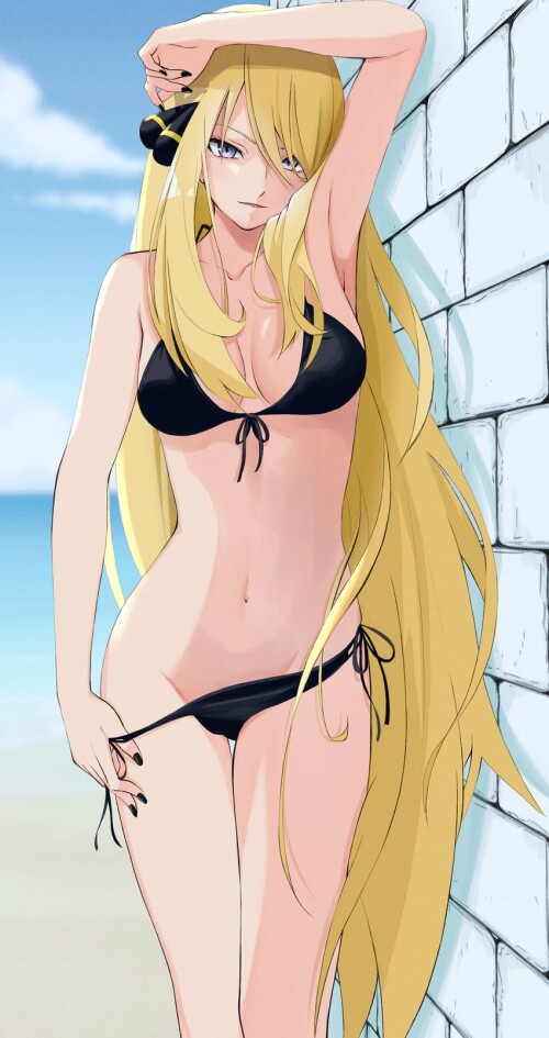 cynthia pokemon and 2 more drawn by kashumashux51 sample 2d50321849110a297840dce2034e219d