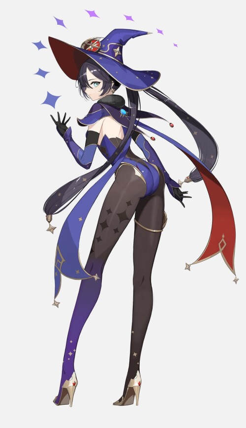  mona genshin impact drawn by rikui rella2930 sample 605294e0b7dd0f6ad82da2616c4096a1