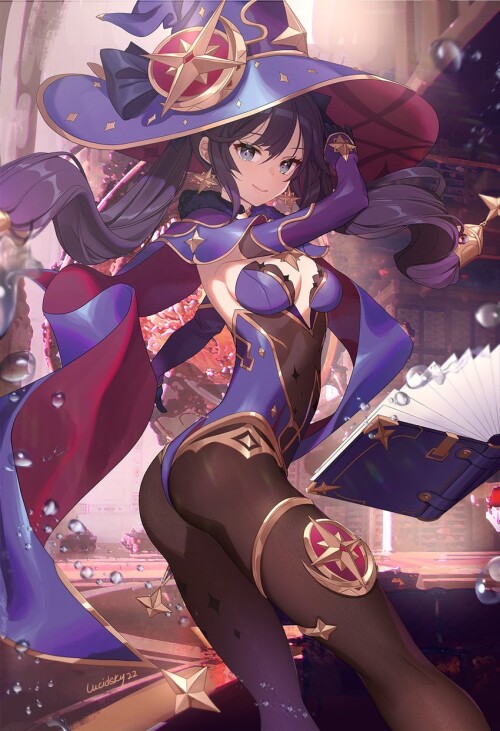 mona genshin impact drawn by lucidsky sample 148dbad55810e981f04afd6e2dd5f75d