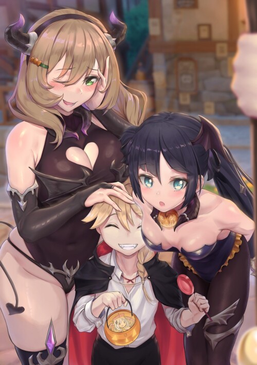  mona aether paimon and lisa genshin impact drawn by padoruu sample c97ca79c47f024263f5f55e32fa73c66