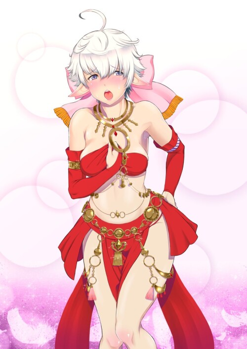  dancer and alisaie leveilleur final fantasy and 1 more drawn by kirimusume sample e1389e7a5e3194749
