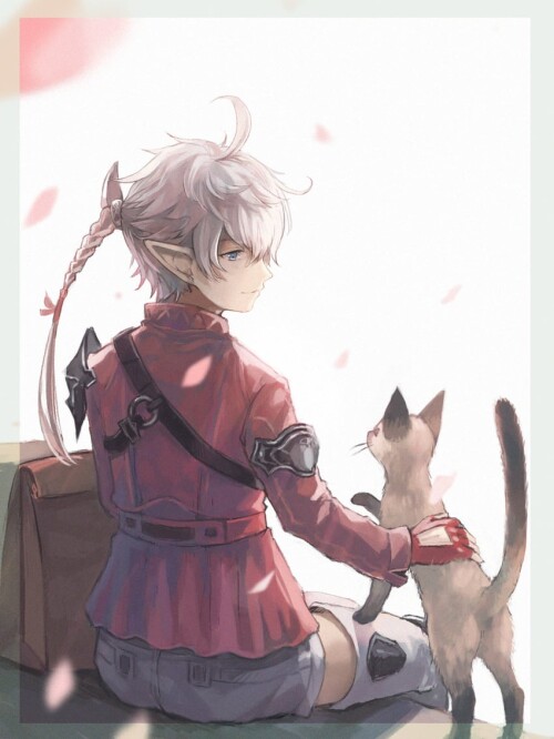  alisaie leveilleur final fantasy and 1 more drawn by omori hakumai sample 85422cf070317c7514ec1294e