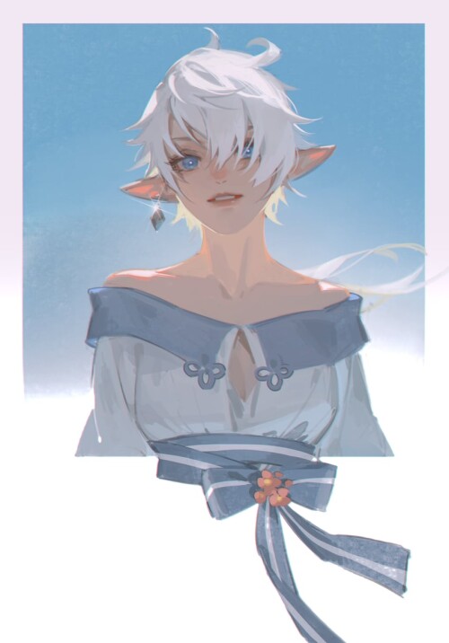  alisaie leveilleur final fantasy and 1 more drawn by shuangbatian sample e539848c52351c5b6982a8f77f
