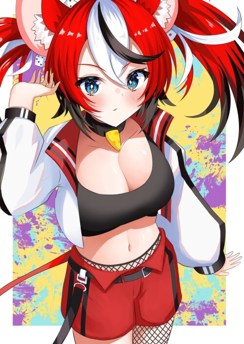  hakos baelz hololive and 1 more drawn by onabe no shime sample f710b2b6ca21bf13f76829980cd38fea