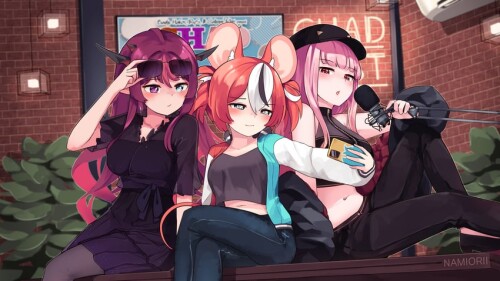  mori calliope hakos baelz and irys hololive and 1 more drawn by namiorii sample 66e57383990d1f3769d