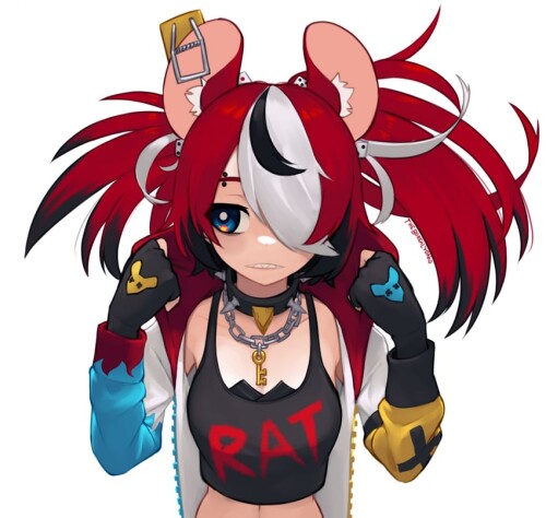  hakos baelz hololive and 1 more drawn by yoako sample 619c89841b4512a166e846eaf9e103a8