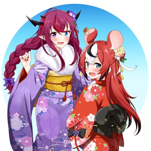  hakos baelz and irys hololive and 1 more drawn by felutiahime sample 94d6f968668a193561abc3e44b000a