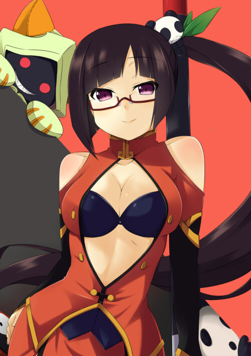  taokaka litchi faye ling arakune and lao jiu blazblue drawn by sasakura sample 3e65765285be20bac414