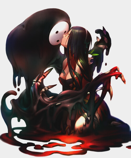  litchi faye ling arakune and lao jiu blazblue drawn by ichihashi makoto 4734528abac5496cac0971e3c6a
