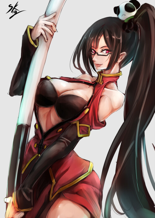  litchi faye ling and lao jiu blazblue drawn by sowel sk3 31c708ad0add5fb7e4809eea057d565b