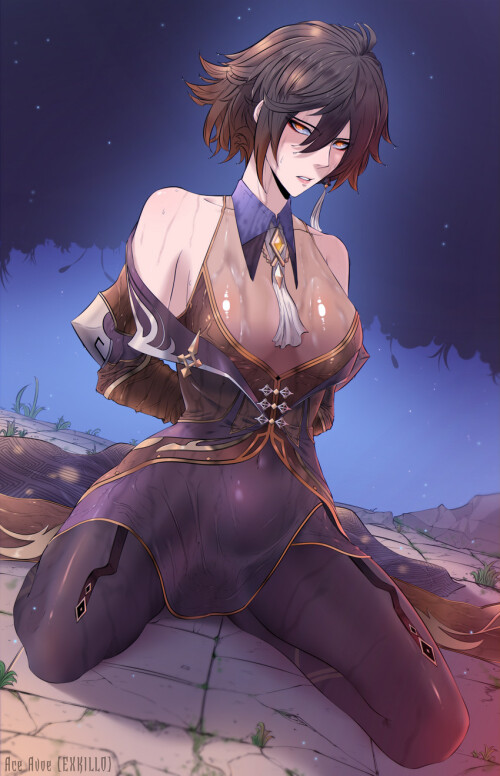  zhongli genshin impact drawn by exkillo sample f26f331dd36a1c963a72aabe1bd2e295
