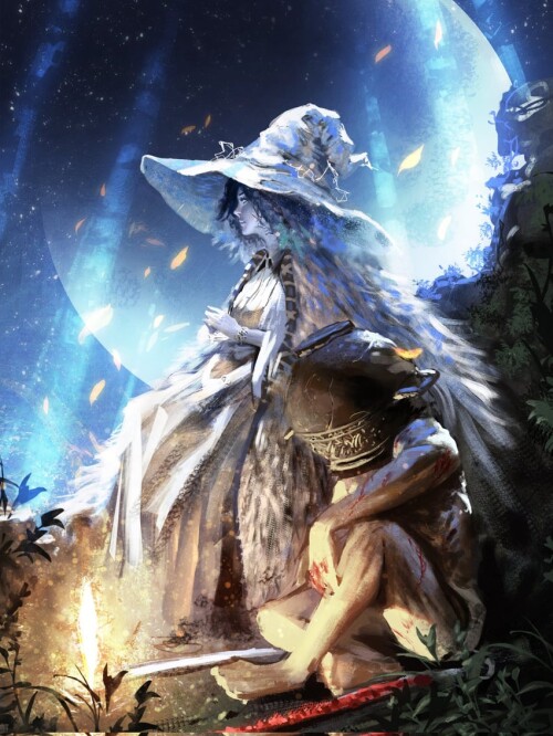  ranni the witch tarnished and let me solo her elden ring drawn by javi martinez sample 57ade5c319a1