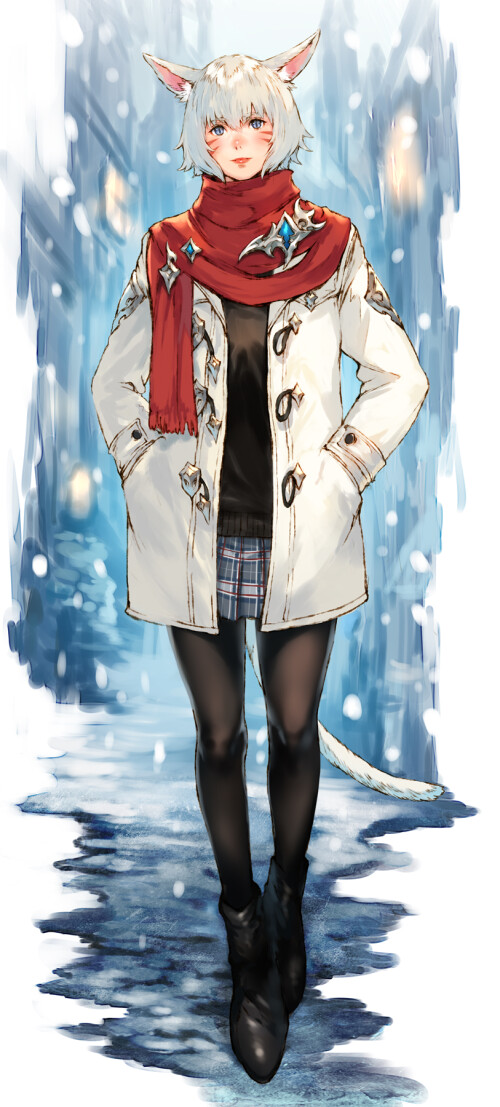  y shtola rhul final fantasy and 1 more drawn by makimura shunsuke e031c2b1fb841d688a4519a9a4c6f741