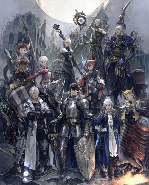  y shtola rhul adventurer g raha tia paladin alisaie leveilleur and 6 more final fantasy and 1 more 