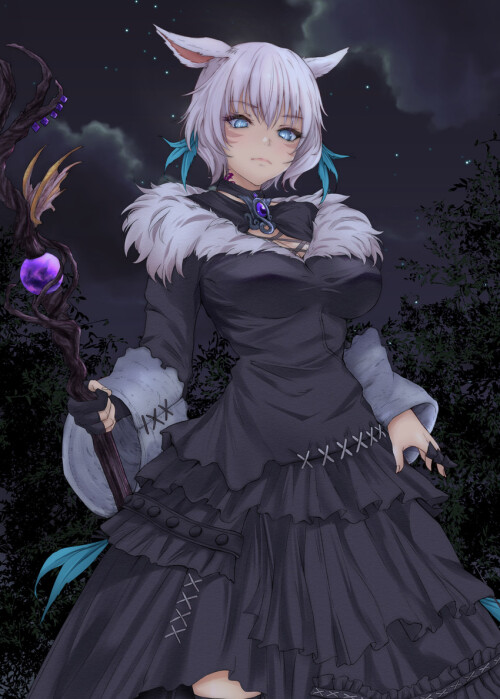  y shtola rhul and black mage final fantasy and 1 more drawn by timato sample c3d8758392ee00b88b7f35