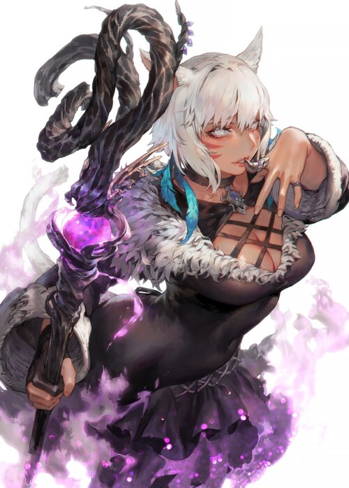  y shtola rhul and black mage final fantasy and 1 more drawn by aoin sample b05d48a064ab1bbeb17d41b3