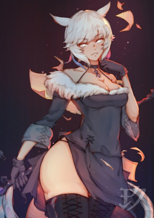  y shtola rhul final fantasy and 1 more drawn by xiahou xiansheng sample b6f57e5fbb30b781fd952f6172e