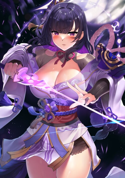  raiden shogun genshin impact drawn by kawai purplrpouni sample d48aa3d9346345941cbe4939cc3f5390