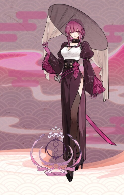  kafka honkai and 1 more drawn by coldeye sample f227f057d0f2ab970e3d598d1778ee8c