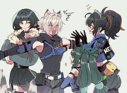  zhu yuan jane doe qingyi and seth lowell zenless zone zero drawn by engawa 002 sample d9b0cdea01cc7