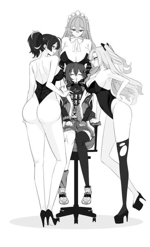 nicole demara zhu yuan belle and alexandrina sebastiane zenless zone zero drawn by funf7245 sample 