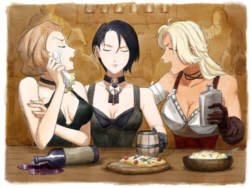  shamir nevrand manuela casagranda and catherine fire emblem and 1 more drawn by ju gyo in sample 91