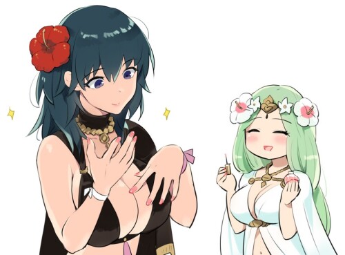  byleth byleth rhea byleth and rhea fire emblem and 2 more drawn by yomusugara uzo muzo sample e6665
