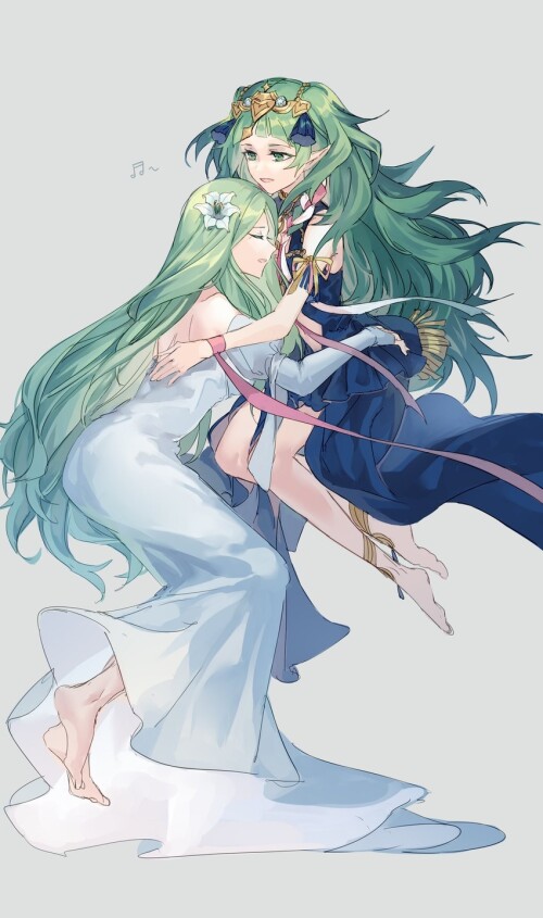  rhea and sothis fire emblem and 1 more drawn by jnsghsi sample eab02bb93a17c790015540962bfcb12d