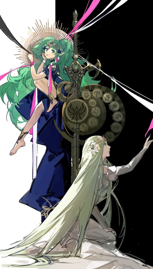  rhea and sothis fire emblem and 1 more drawn by n0ise sample 6b1238ce3ac982b86c57e94a271bfbd6