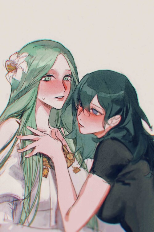  byleth byleth and rhea fire emblem and 1 more drawn by huangjin shizi sample 1022207e4373133de5e428