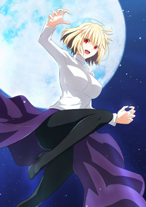  arcueid brunestud tsukihime and 1 more drawn by mikura0317 0df0a5aa0c3f7e96cde591aff04aa733