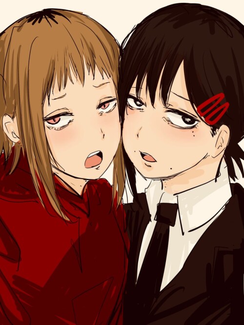  higashiyama kobeni and sawatari akane chainsaw man drawn by geromi st 3924 sample c5152105f72f07af6