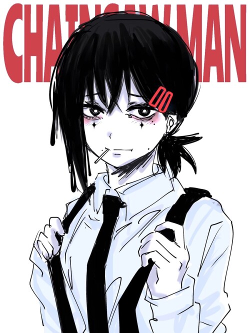  higashiyama kobeni chainsaw man drawn by geromi st 3924 sample fe479c78096928435d691f826d835201