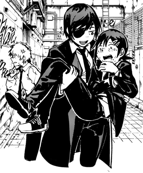  denji higashiyama kobeni and himeno chainsaw man drawn by blupixl sample 779a63c414bb8e31c5ba44cef6