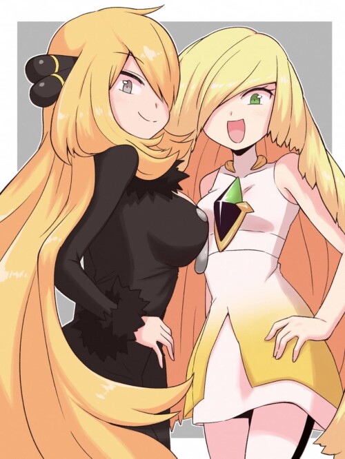  cynthia and lusamine pokemon and 3 more drawn by kurachi mizuki sample 5625f59b996a677b4e5f4c34ceeb