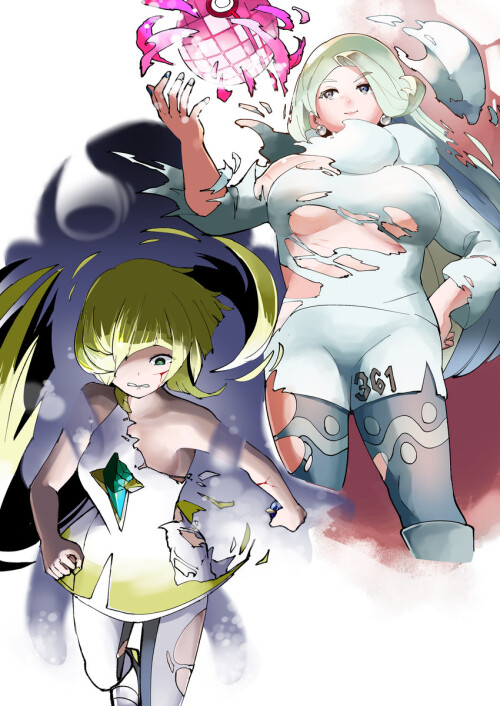  lusamine and melony pokemon and 3 more drawn by akanboh sample 5f6cd0ed9d889c48e5c5691923fad118