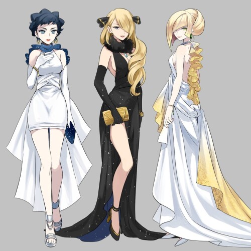 cynthia lusamine and diantha pokemon and 4 more drawn by yukin es sample ee82b2895e4e87fddfc4f0308a