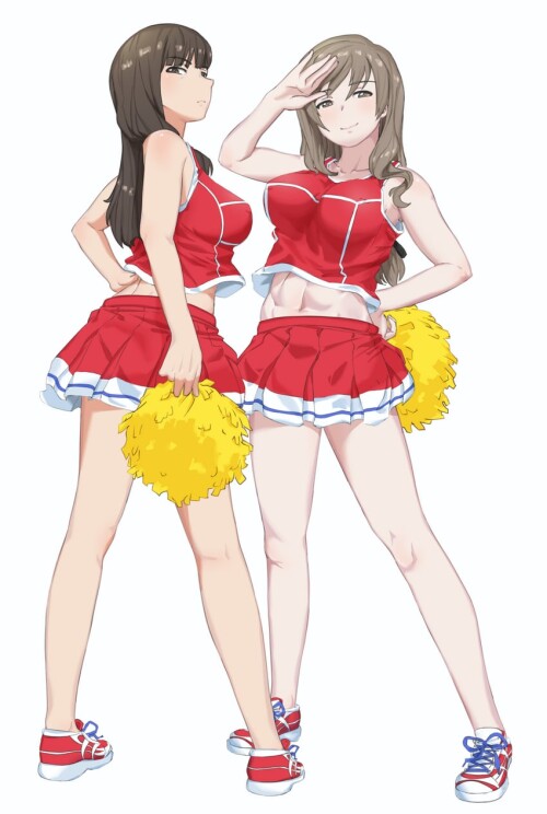  nishizumi shiho and shimada chiyo girls und panzer drawn by huaronanago sample 16826be1b1ede2f63ea7