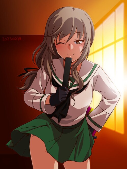  shimada chiyo girls und panzer drawn by oosaka kanagawa sample 596f7266b6a2bbb480c58aa6a464047e