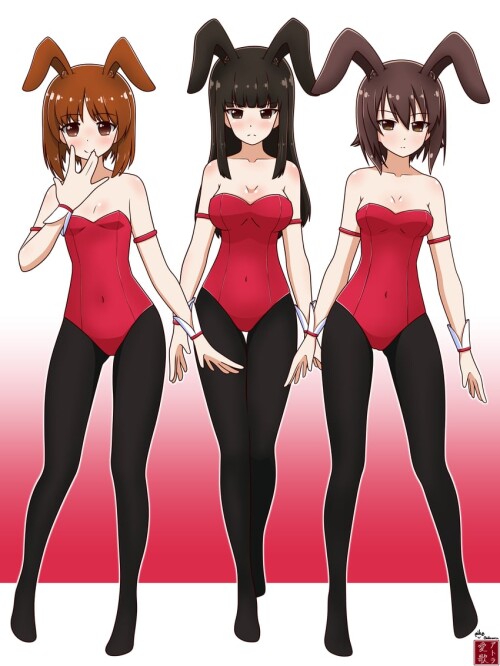  nishizumi miho nishizumi maho and nishizumi shiho girls und panzer drawn by aikazilla sample fa2042