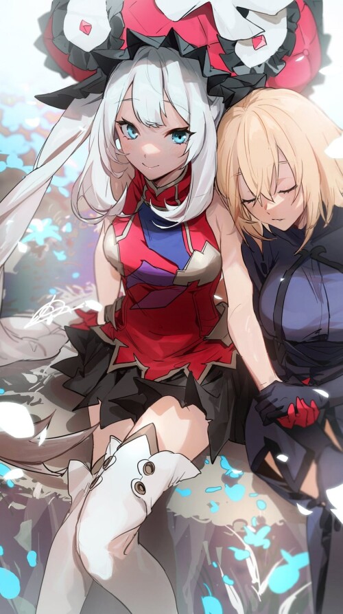  jeanne d arc and marie antoinette fate and 2 more drawn by no kan sample 306068c96bc99367788bad14ef