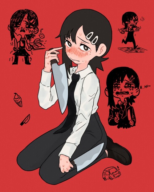  higashiyama kobeni chainsaw man drawn by gurumo twitter sample 5845b8b6031ab0c1957ce66b7a74cc7b