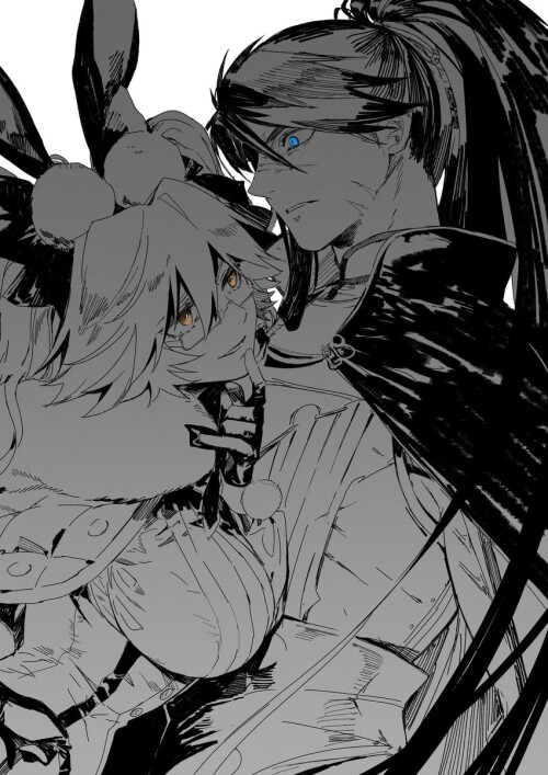  tamamo koyanskaya koyanskaya and huang feihu fate and 1 more drawn by irorigumi sample fc187ae87810