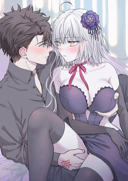  jeanne d arc alter and fujimaru ritsuka fate and 1 more drawn by omizu omz sample 762c8a8f9ac90c7db