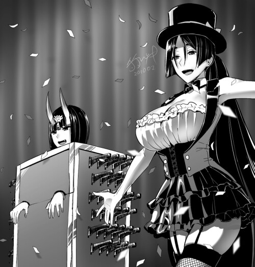  shuten douji and minamoto no raikou fate and 1 more drawn by titiduki manman ya sample 2f2454bfb371