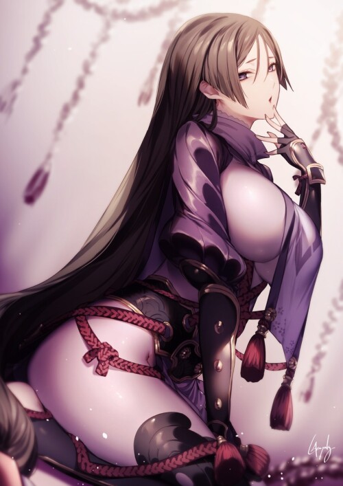  minamoto no raikou fate and 1 more drawn by genyaky sample f99642491dc11b60df29b155feb19122