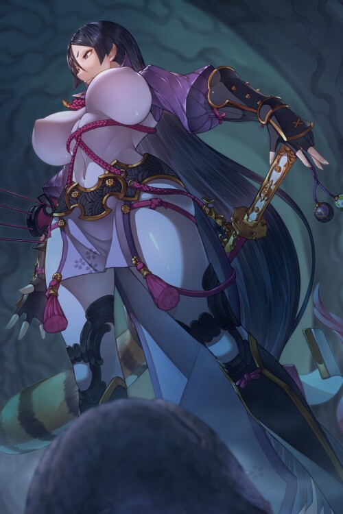  minamoto no raikou and ovomorph fate and 2 more drawn by cero320 sample e02e9b9711b93ff7fb0ff156f7c