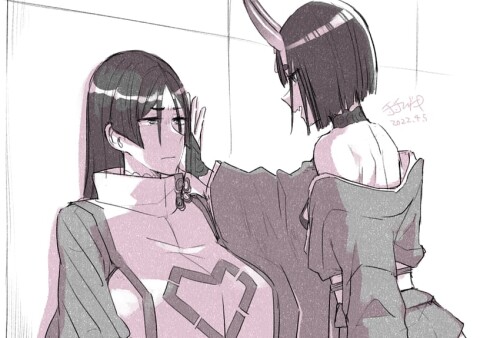  shuten douji and minamoto no raikou fate and 1 more drawn by titiduki manman ya sample b366bb8e5731