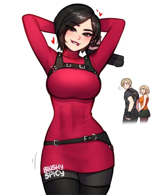  leon s kennedy ashley graham and ada wong resident evil and 2 more drawn by blushyspicy sample 53fd