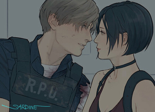  leon s kennedy and ada wong resident evil and 2 more drawn by sardine kjr0313 773954693a0e493f7da80